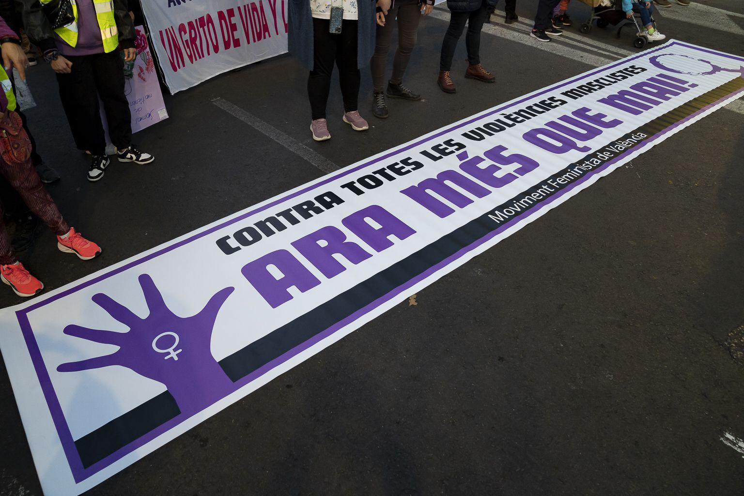 Manifestación del 25N en València (Xisco Navarro)