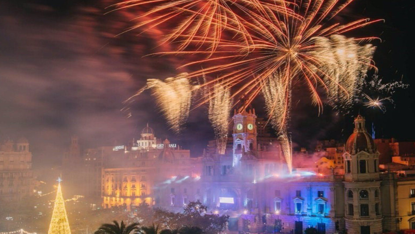Espectacle pirotècnic per Nadal a València