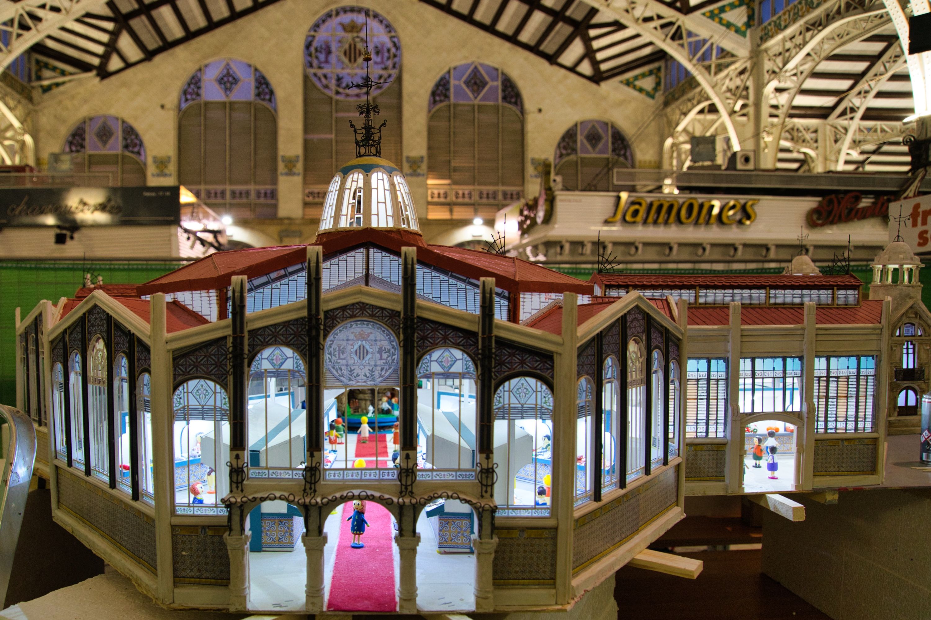 Maqueta del Mercado Central de Valencia