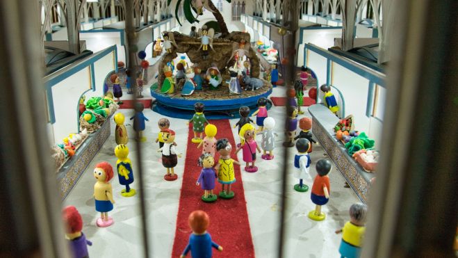  La maqueta del Mercado Central de Valencia por dentro