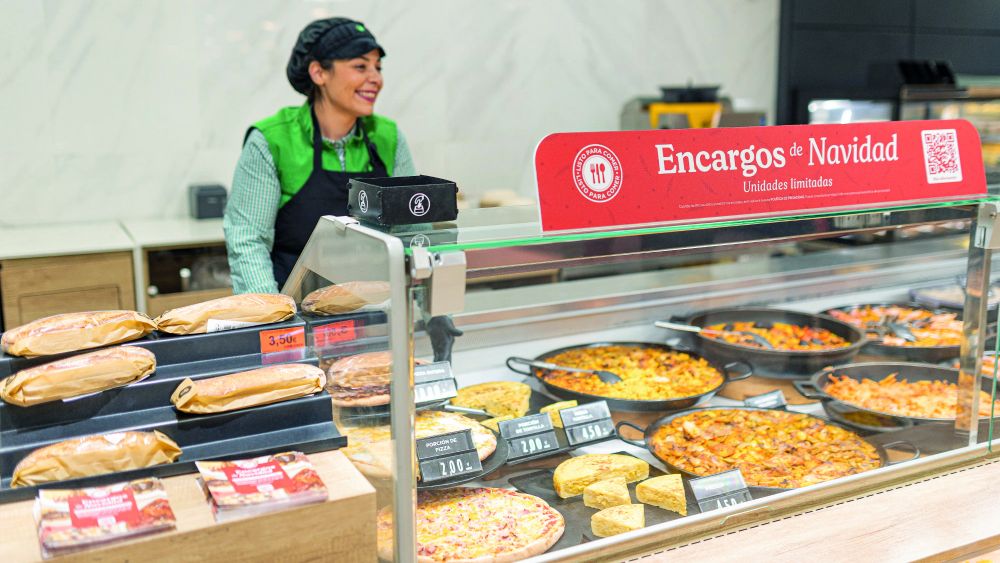 Sección “Listo para comer” de Mercadona en València Sección “Listo para comer” de Mercadona en València