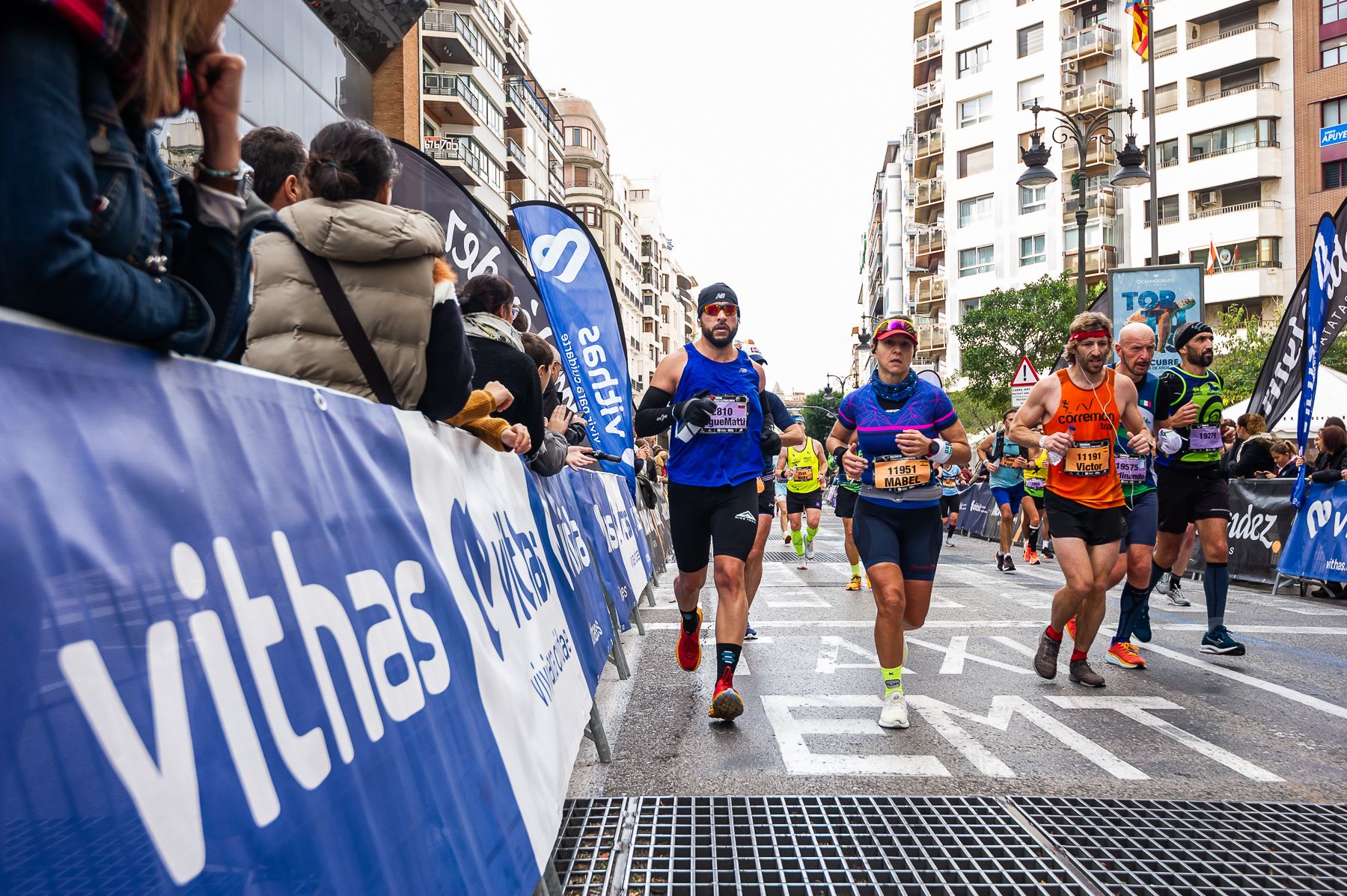 Corredores en la Maratón de Valencia