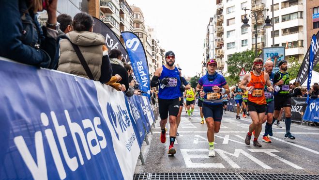 Corredores en la Maratón de Valencia