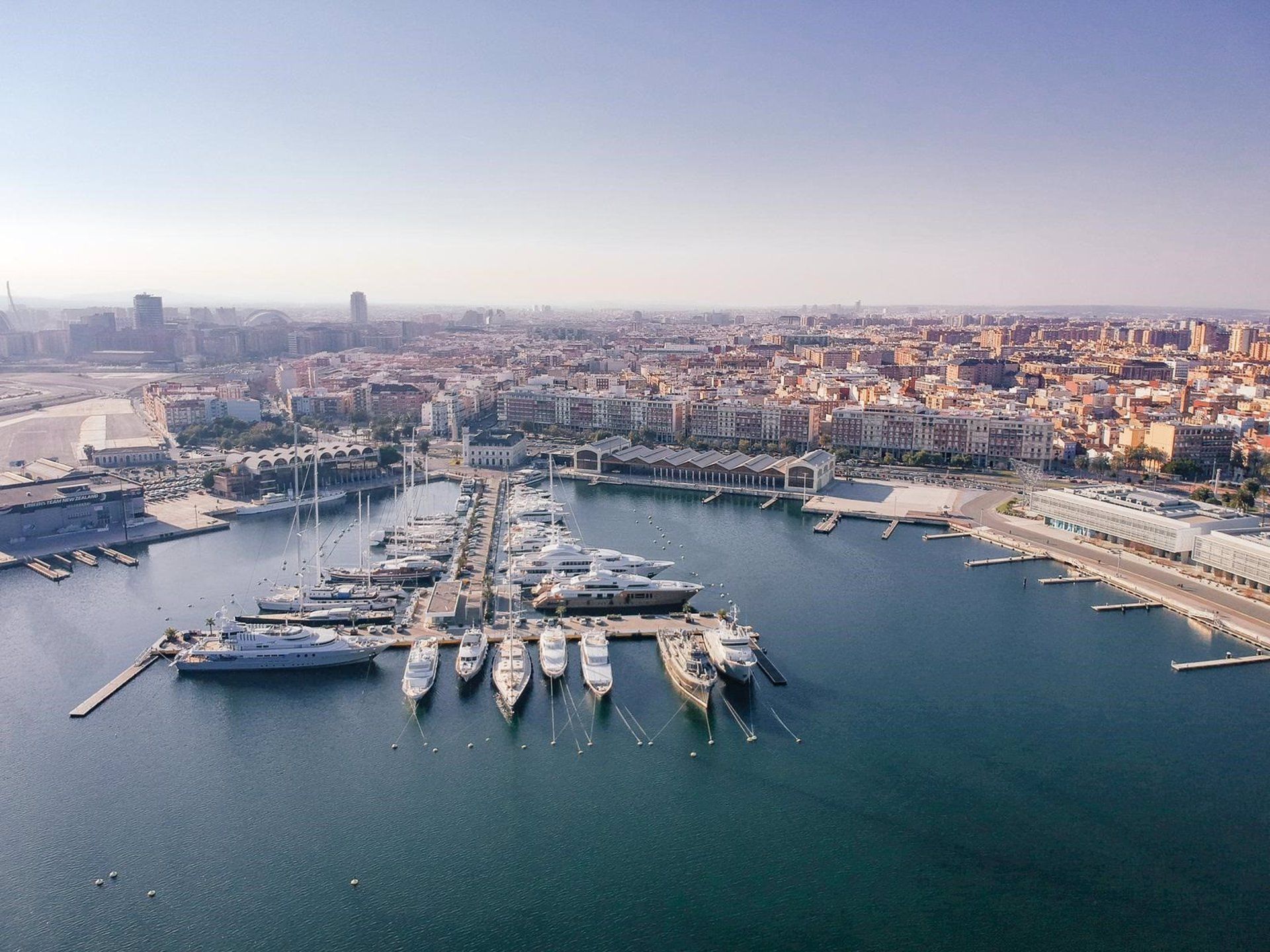 Vista aèria de La Marina de València. Imatge: La Marina de València