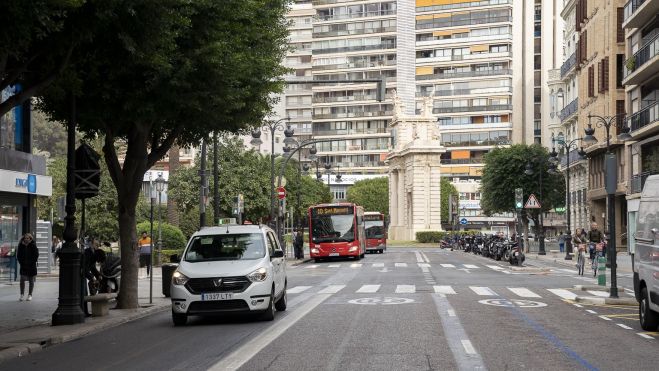 Nueva calle Colón de València. Foto Xisco Navarro