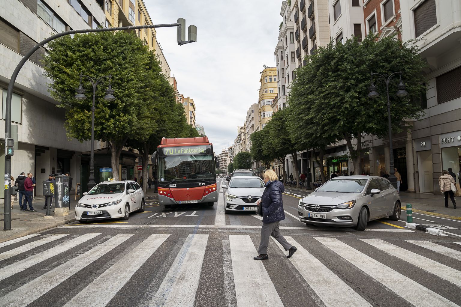 Nueva calle Colón de València. Foto Xisco Navarro