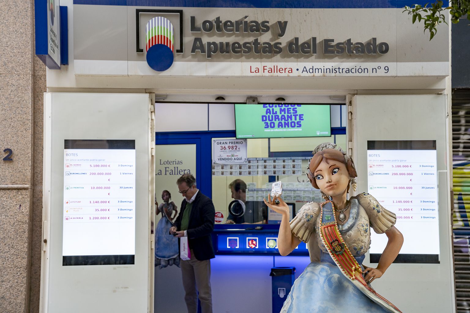 Administración de lotería La Fallera de Valencia