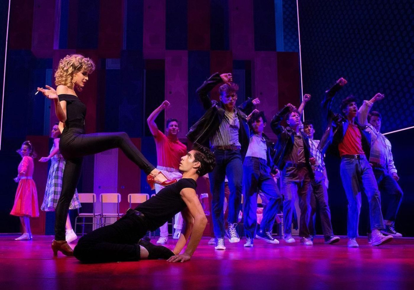 Una imagen del Musical de Grease.