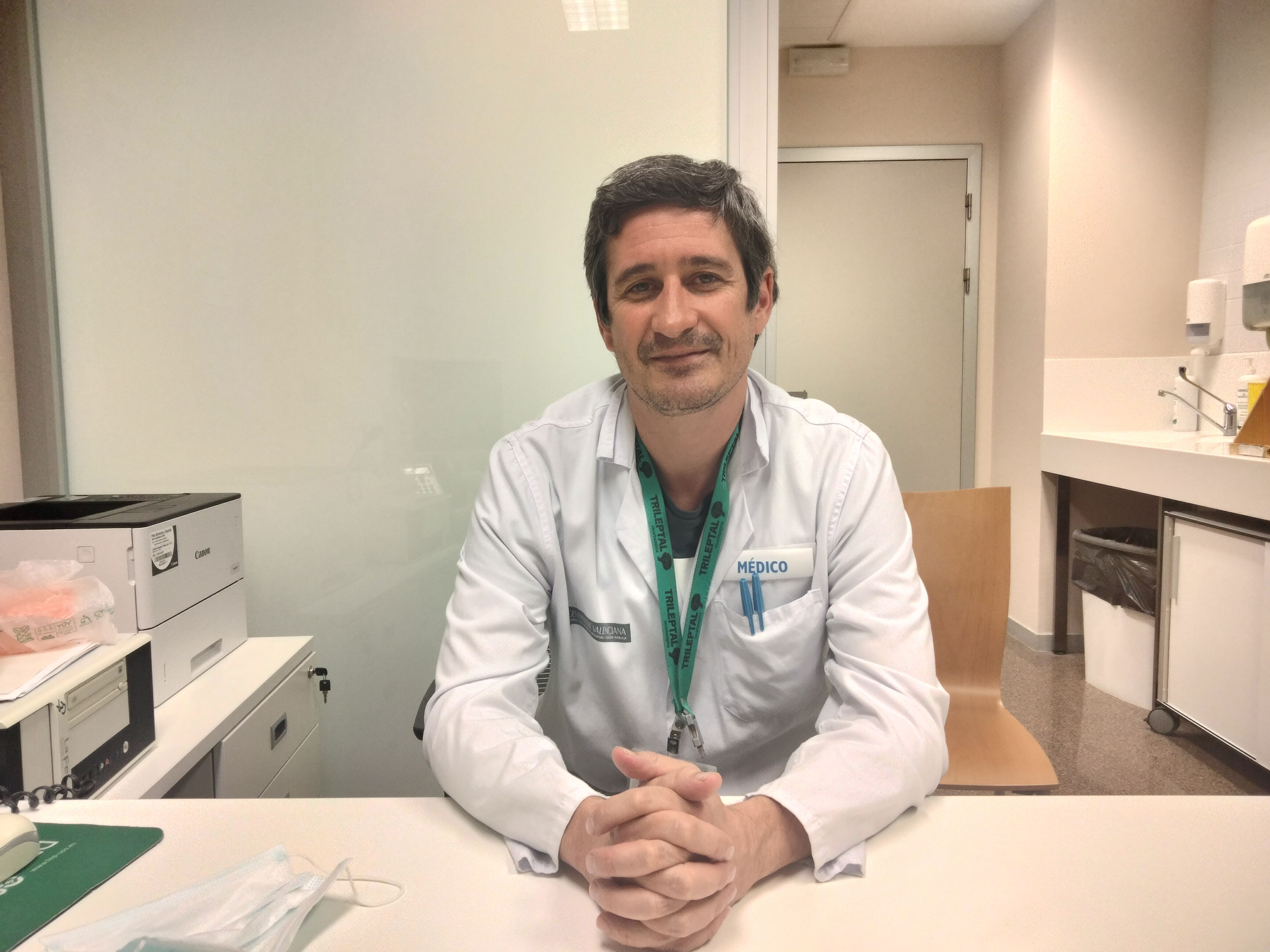 Juan Francisco Vázquez Costa, mèdic neuròleg i investigador de l'ELA a l'Hospital La Fe. Imatge: Víctor Smith