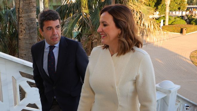 El president Carlos Mazón y la alcaldesa María José Catalá