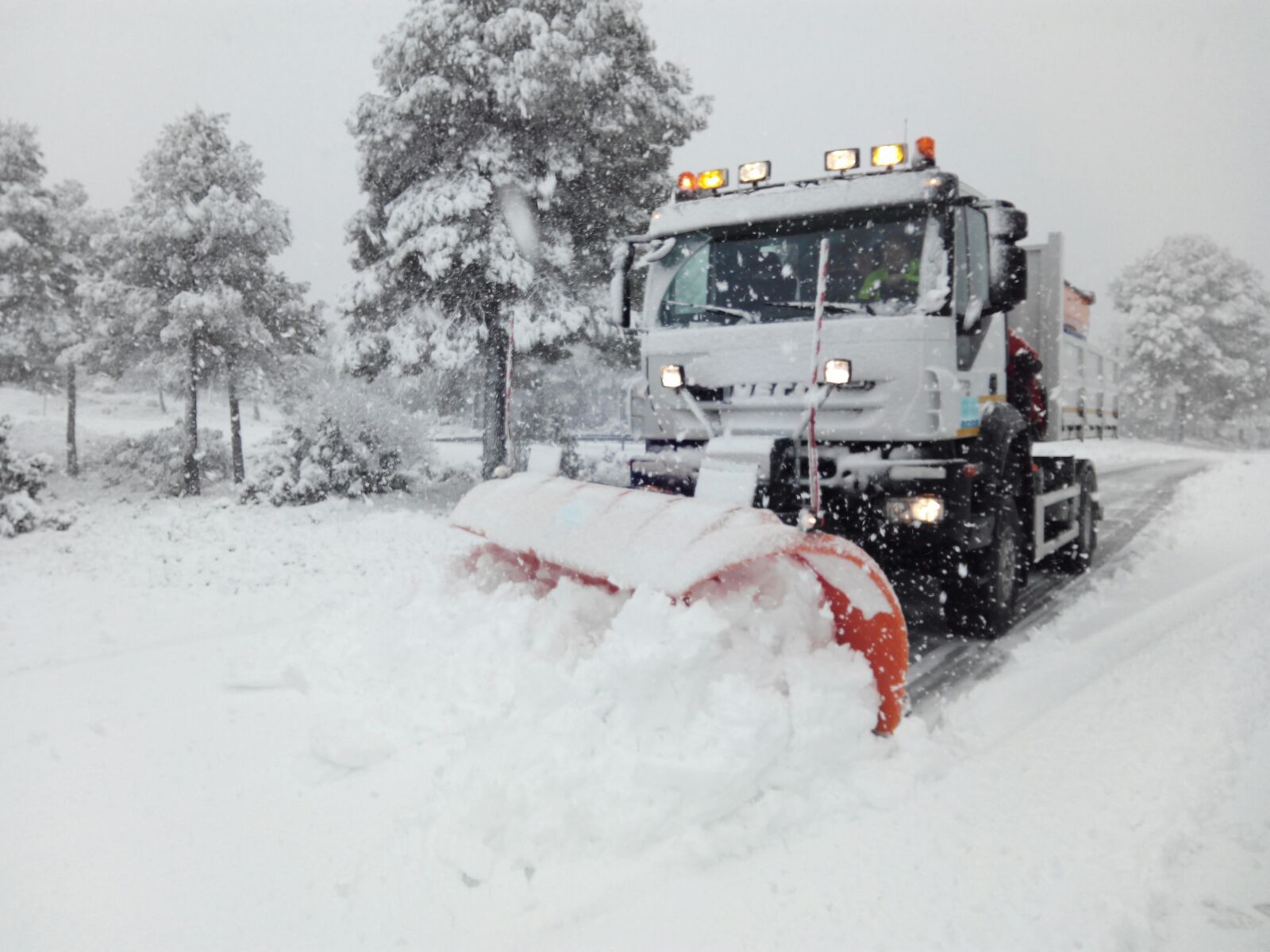 Dispositiu hivernal en carreteres de la Diputació de València