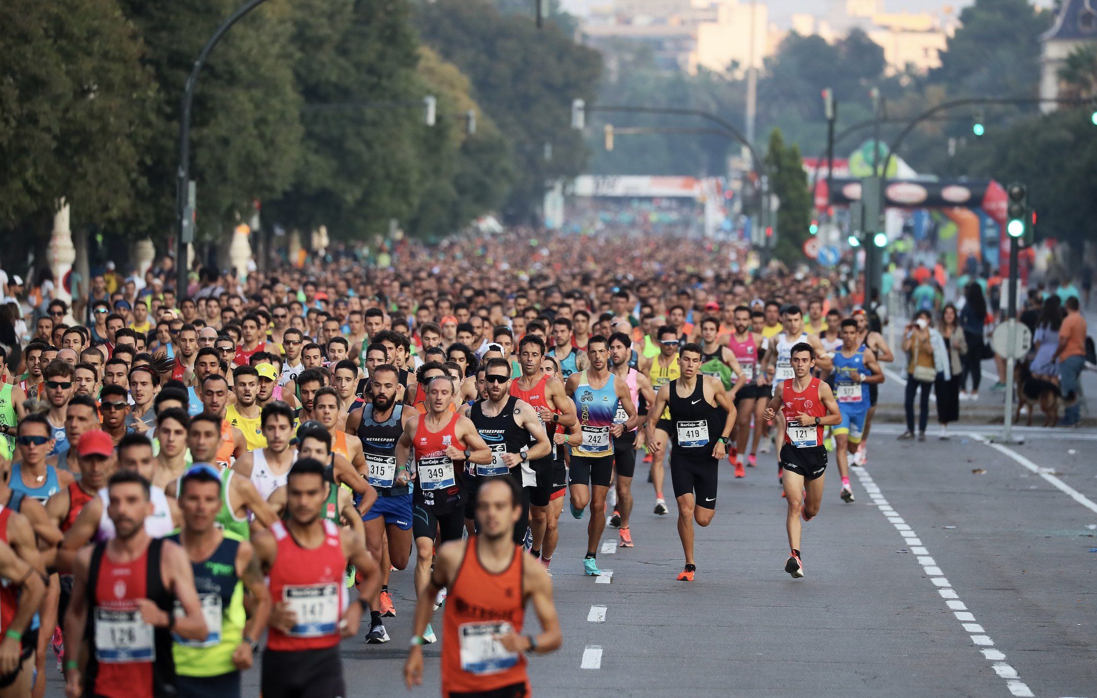 Participants en la 10K Valencia Ibercaja. Imatge: 10K Valencia Ibercaja