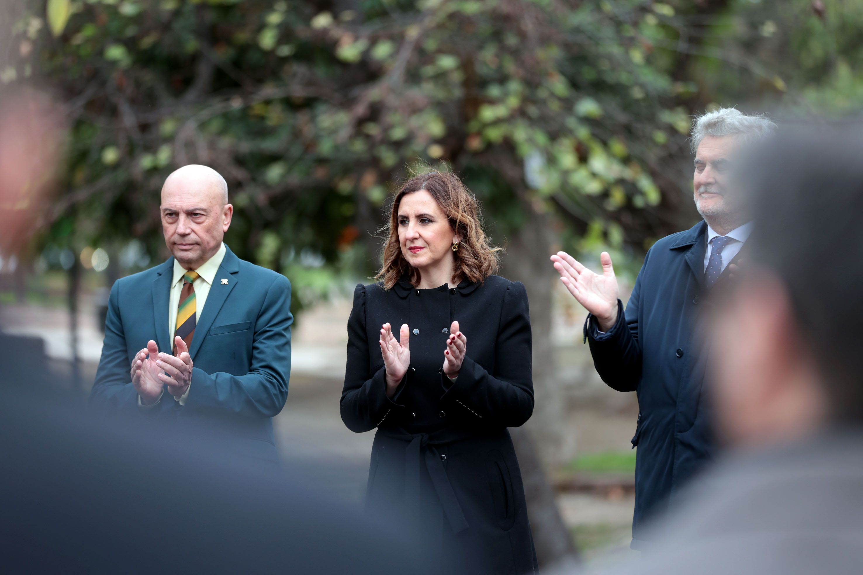 La alcaldesa de València María José Catalá en el homenaje a Manuel Broseta