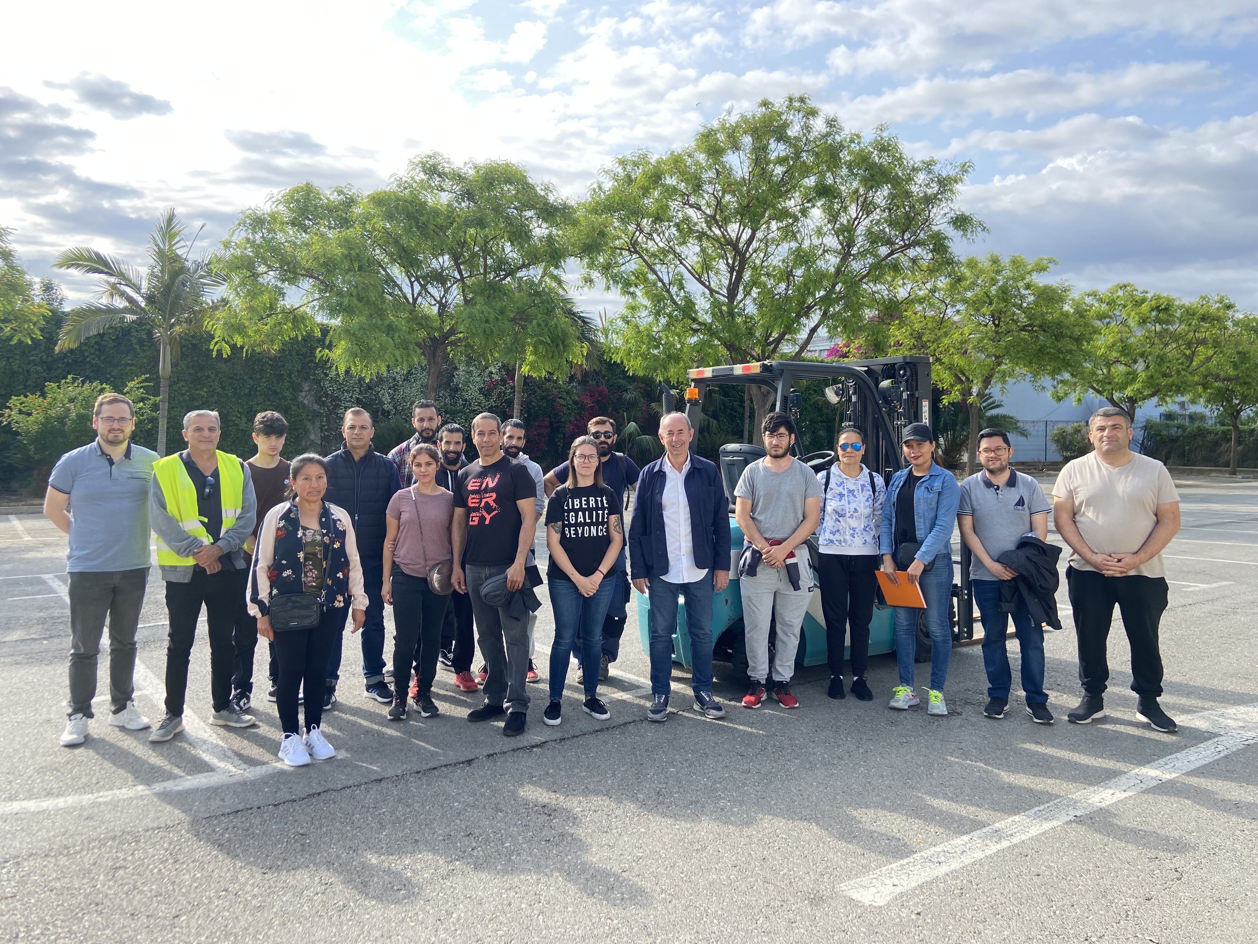 Curso de carretillas acción formativa de mayo de 2023 de Massanassa