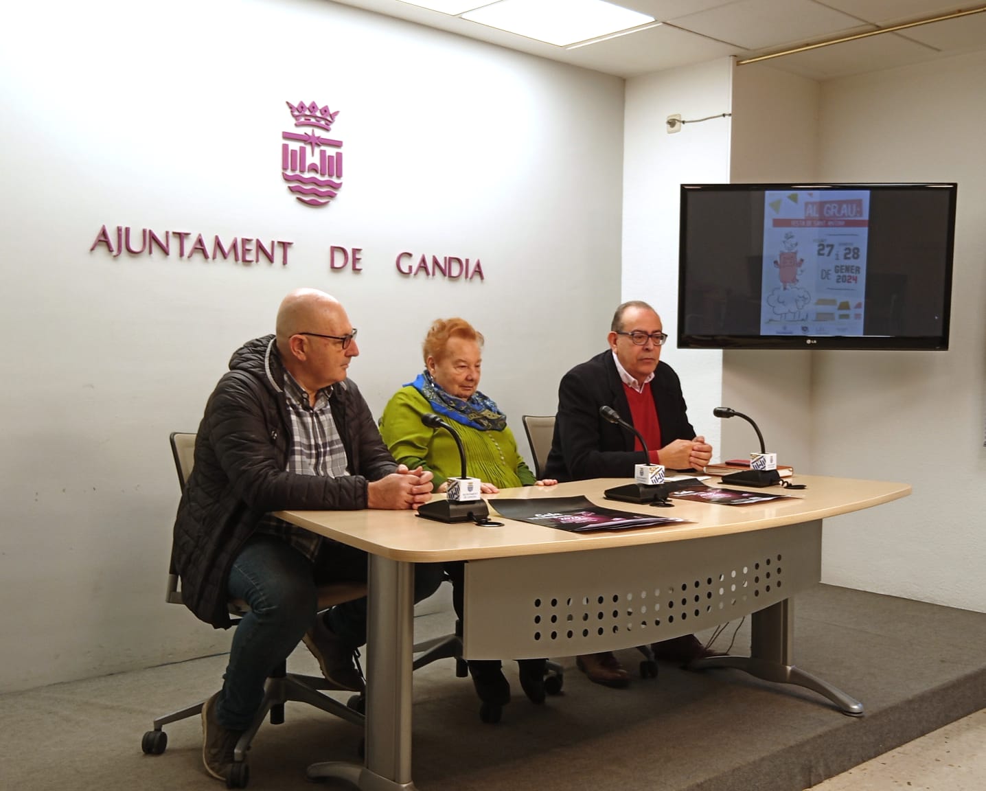 Rueda de prensa de las Fiestas de Sant Antoni el Grau
