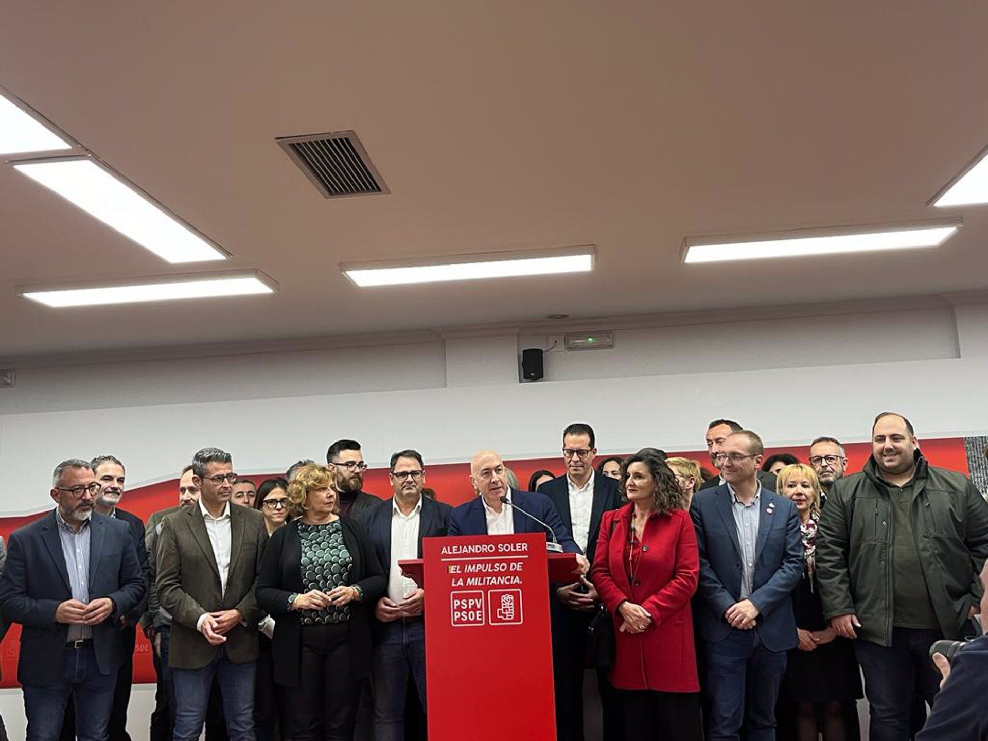 El secretario general del PSPV-PSOE en la provincia de Alicante, Alejandro Soler