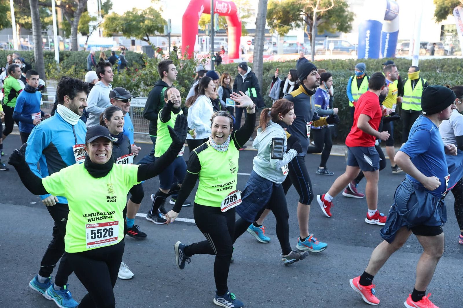 Participantes en la última edición de la Carrera Popular Galápagos 3F