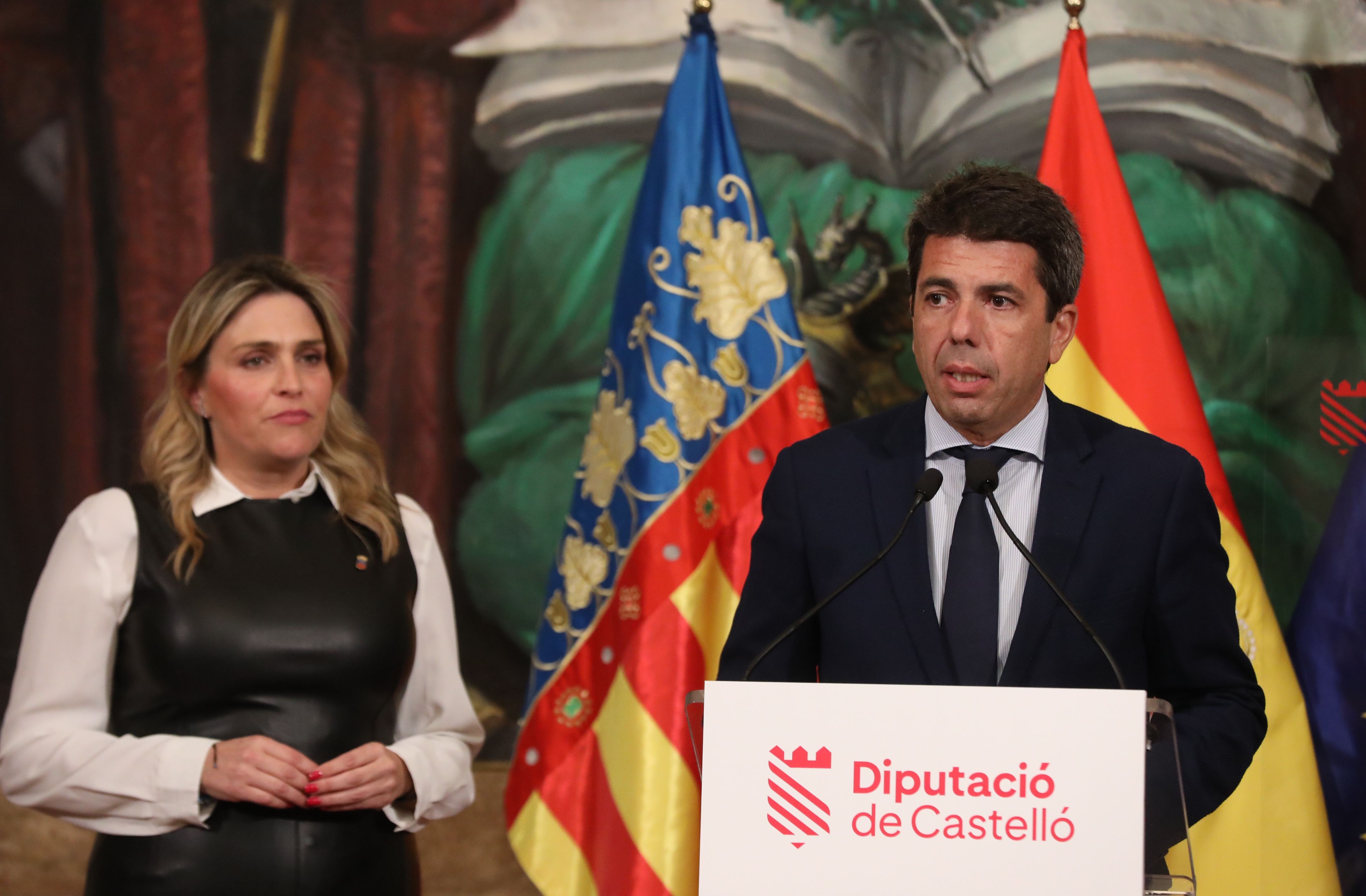 Marta Barrachina y Carlos Mazón