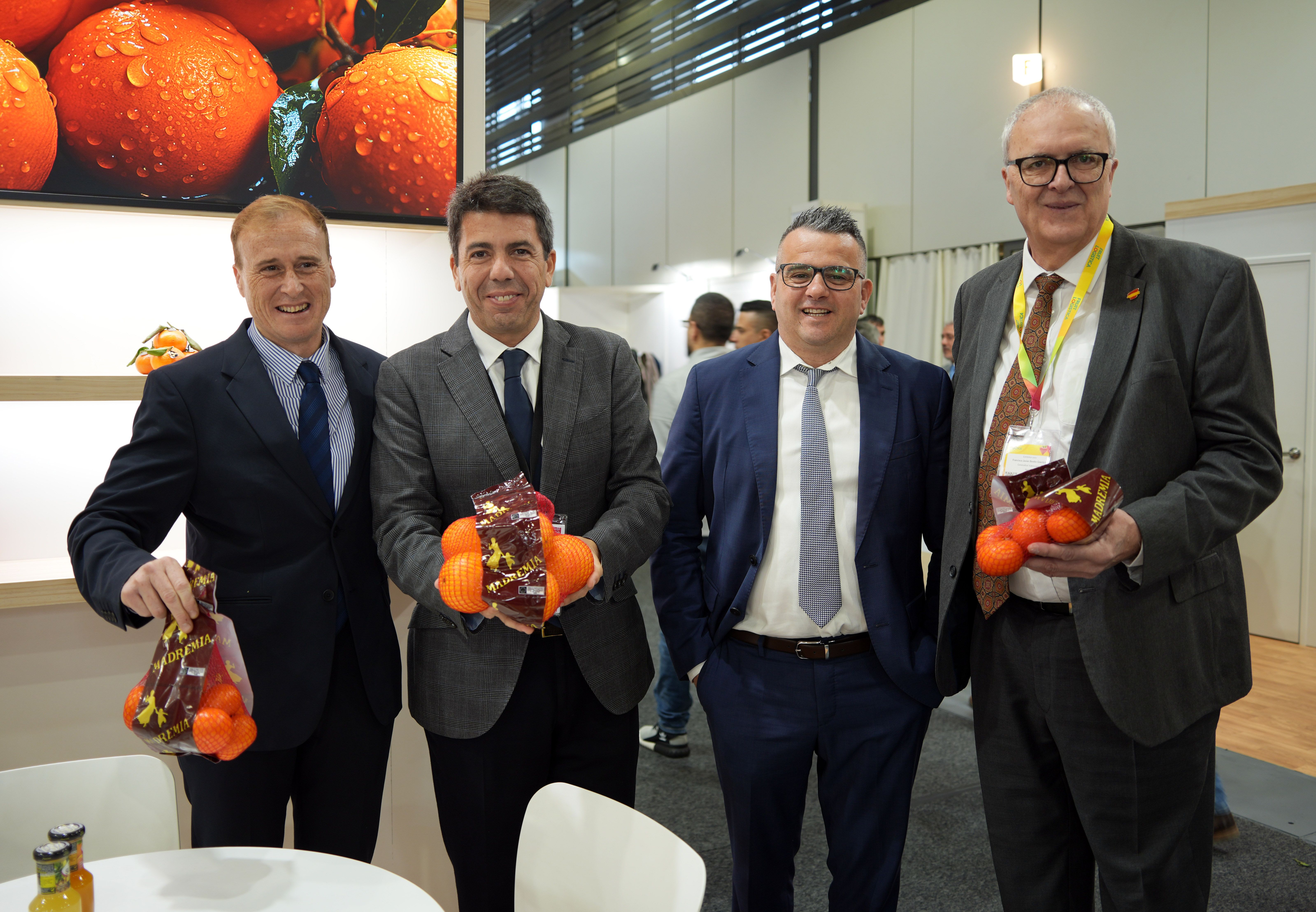 El president, Carlos Mazón, a Fruit Logística 2024