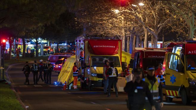 Incendio del edificio de Campanar en València. Foto Jorge Gil