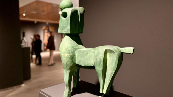 Una de las piezas de la exposición de Nassio Bayarri en la Fundación Bancaja de València