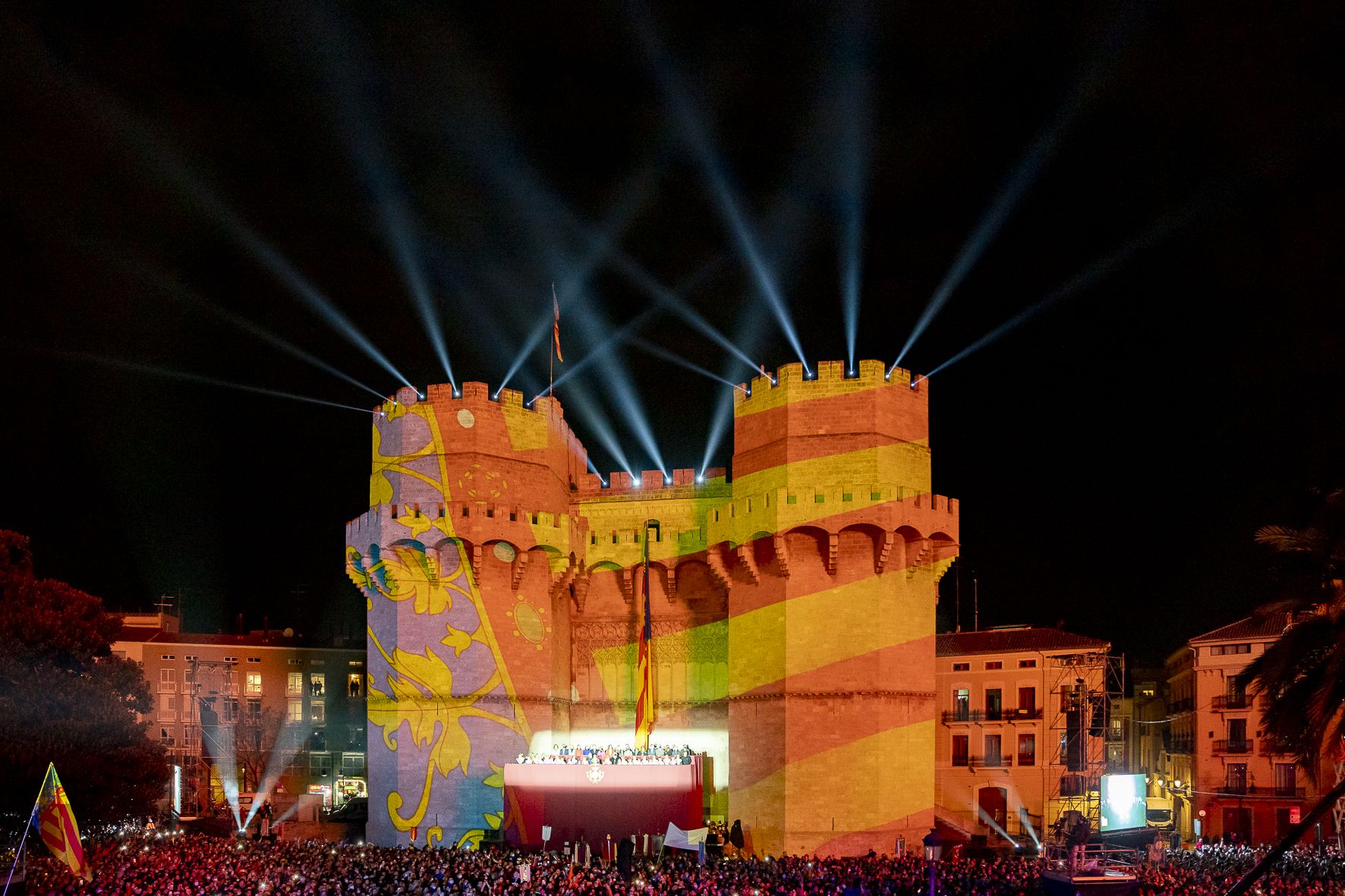 Crida de las Fallas 2022. Imagen: Xisco Navarro