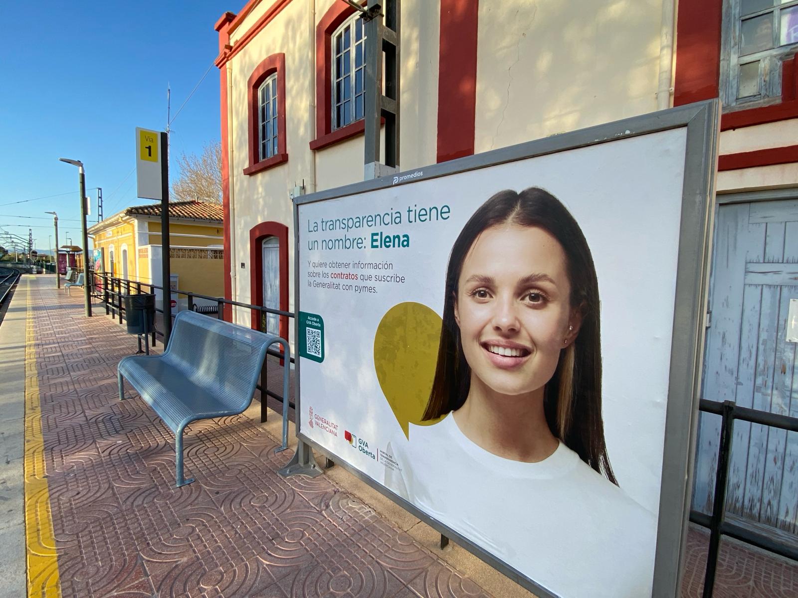 Publicidad del portal de Transparencia GVA Oberta