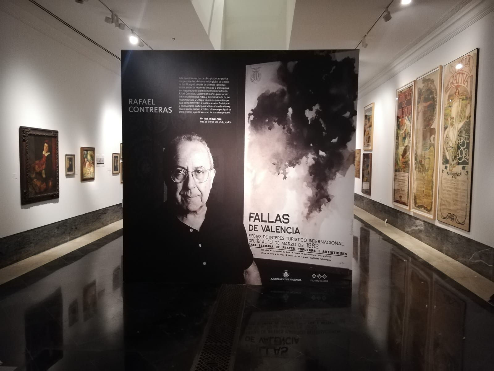 Entrada de la exposición "Rafael Contreras i els Mongrell" sobre la figura del artista valenciano