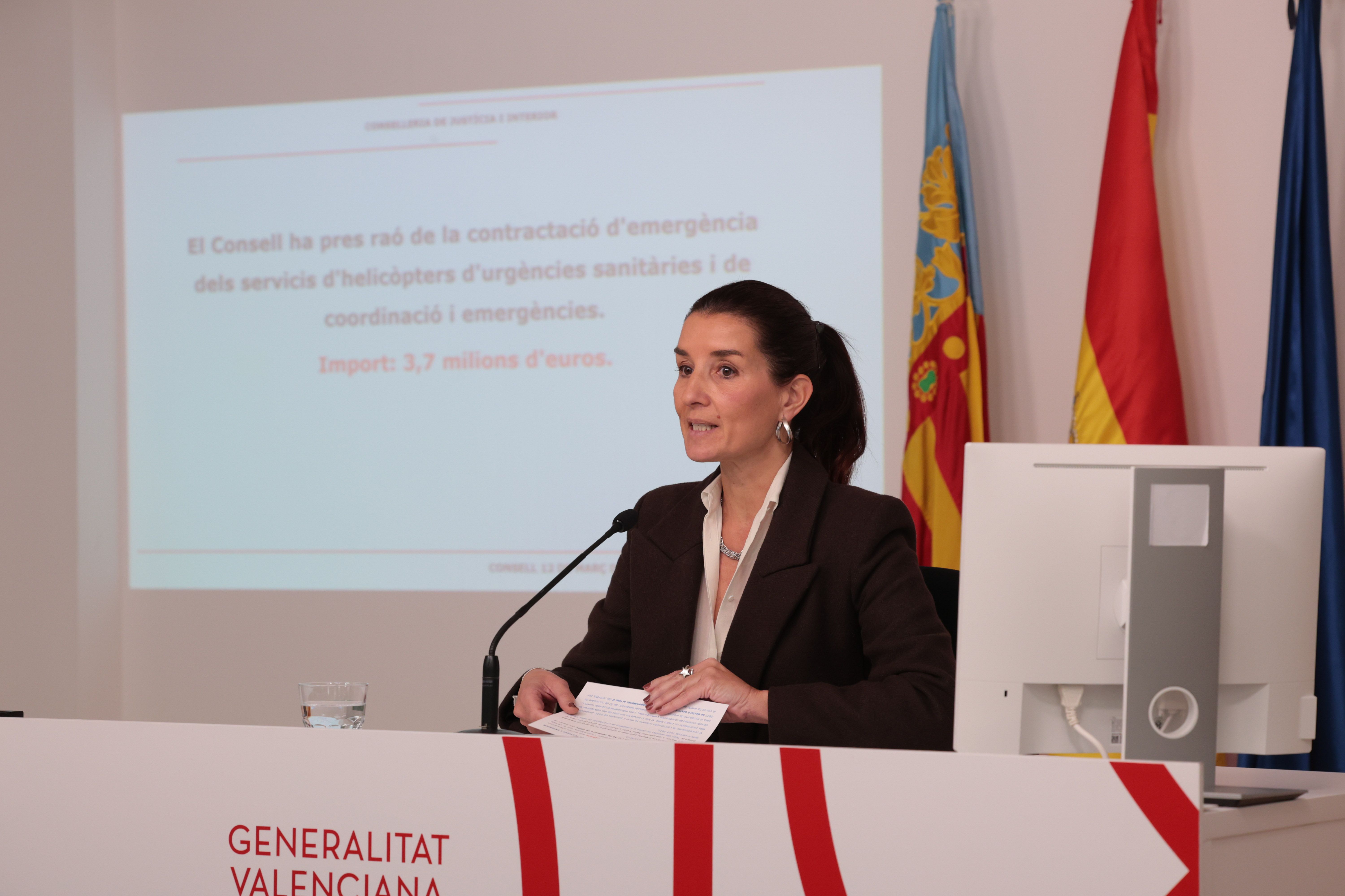 La consellera de Hacienda y portavoz del Consell, Ruth Merino