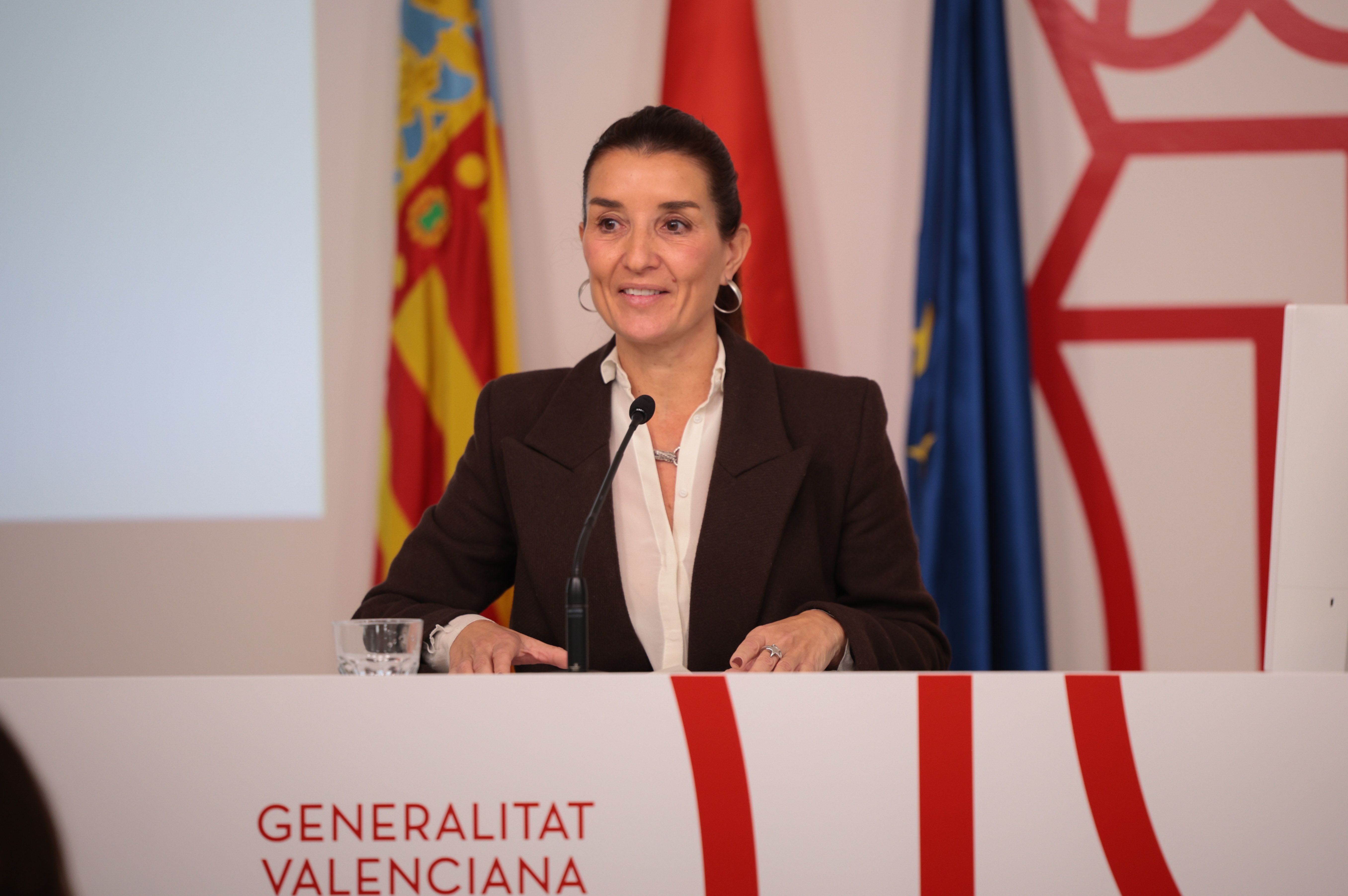 La consellera de Hacienda y portavoz del Consell, Ruth Merino