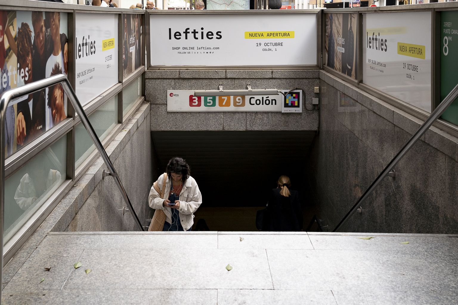 Estació de Metrovalencia de Colón. Imatge: Xisco Navarro