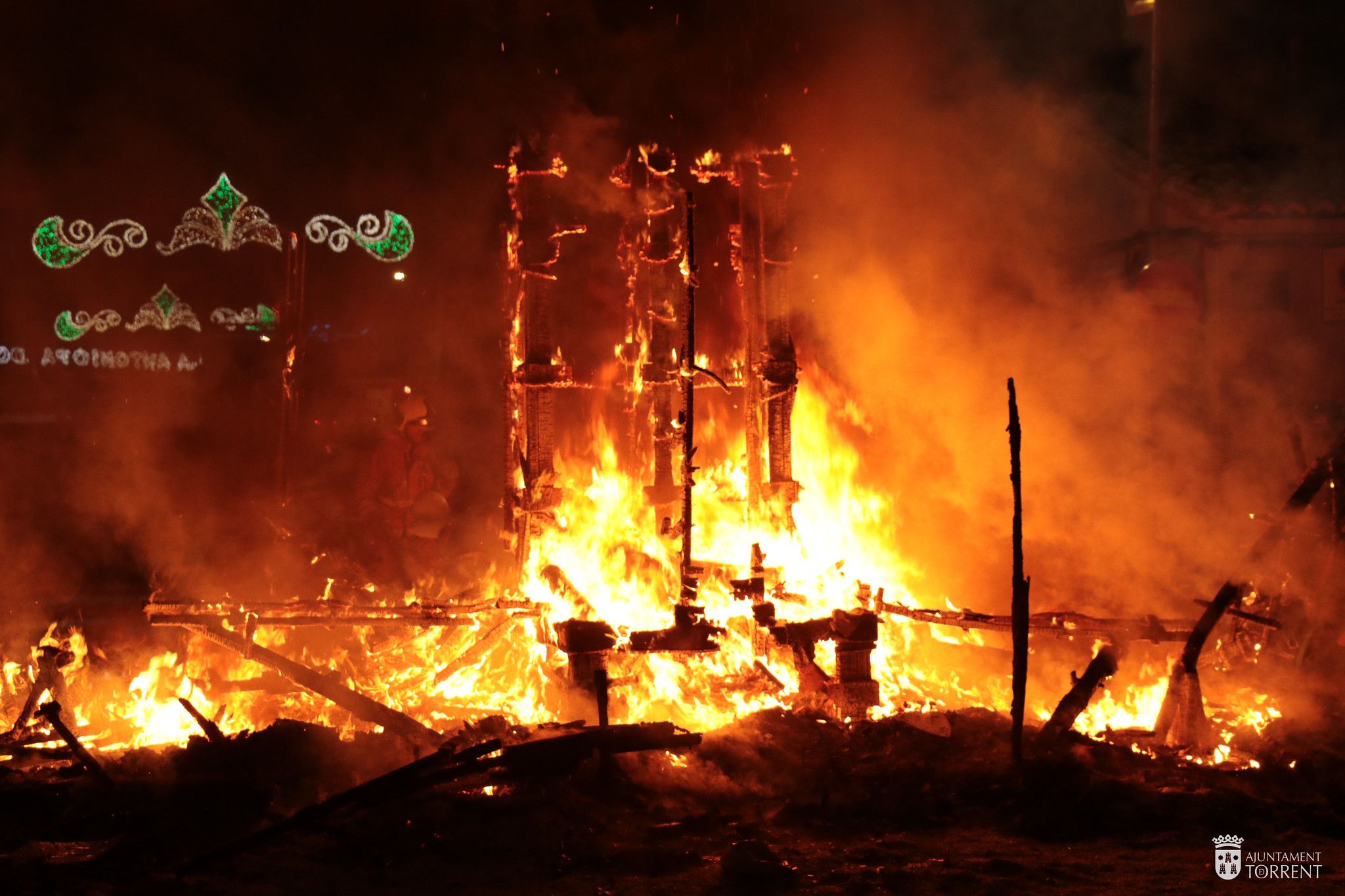 Cremà de una falla en València