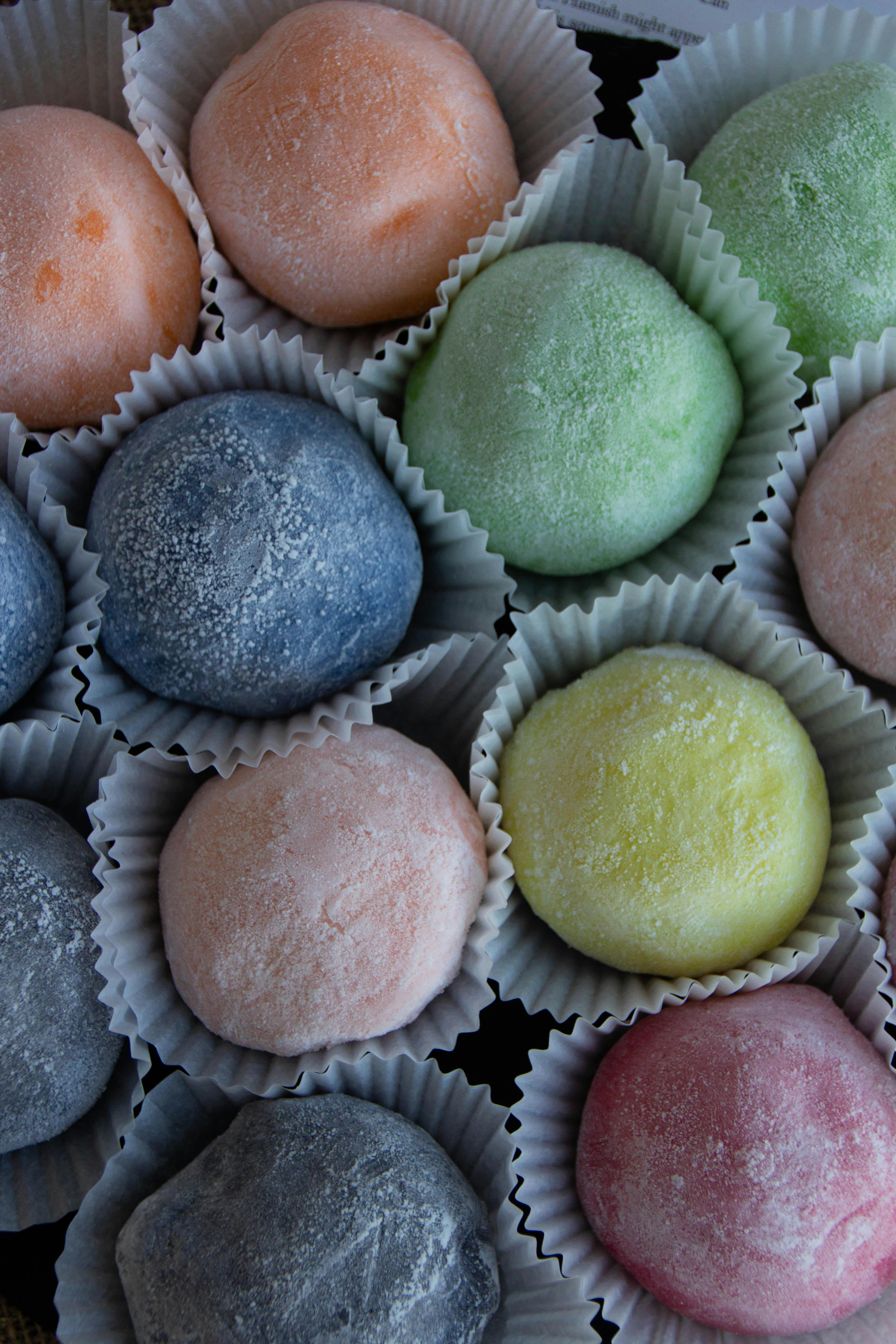 Mochis de diferentes sabores. Imagen: Pexels