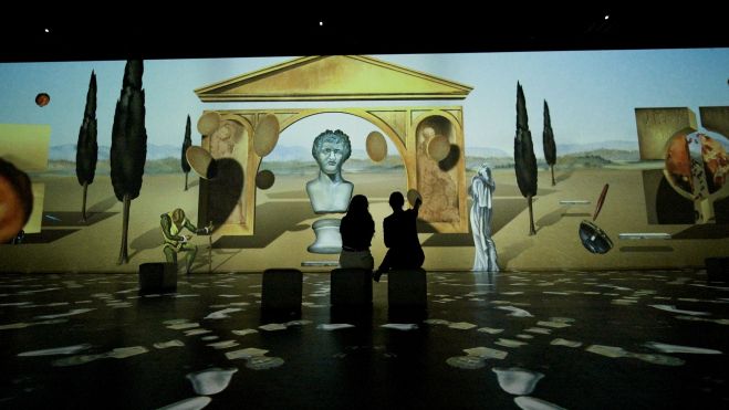 Exposición "Dalí Cibernètico" en Bombas Gens València. Imagen: Bombas Gens