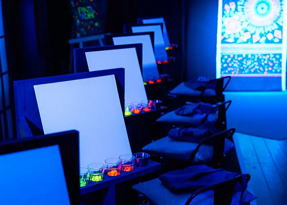 Imatge del taller Paint in the Dark