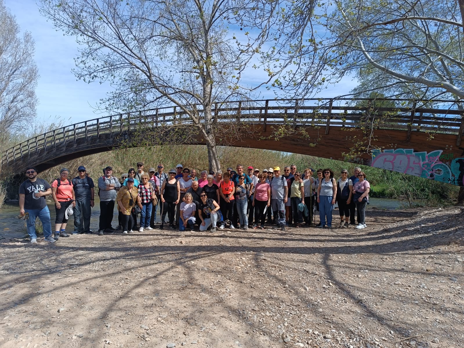 Vista de un grupo del programa del IMSERSO en Riba-roja