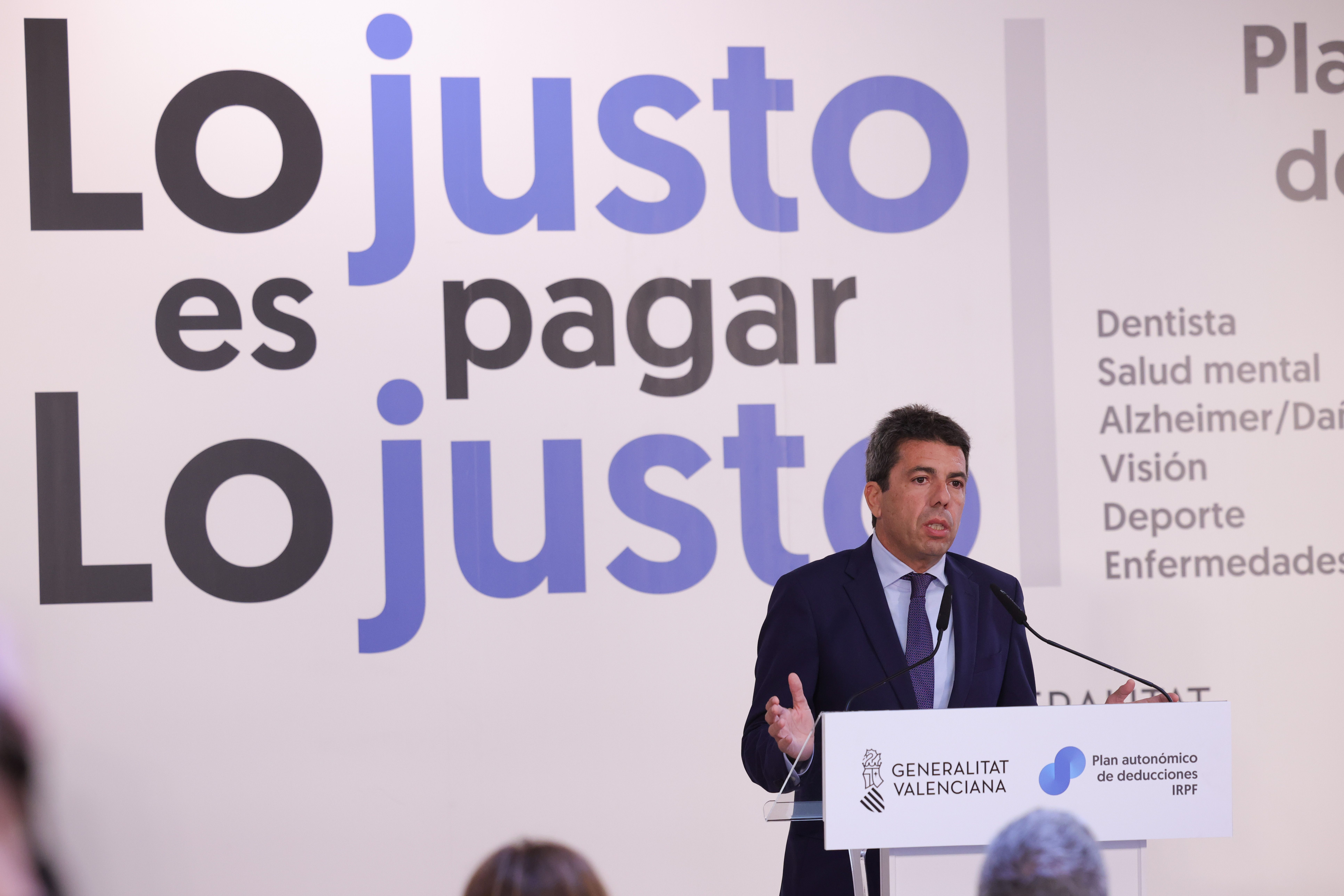 El president de la Generalitat Valenciana, Carlos Mazón