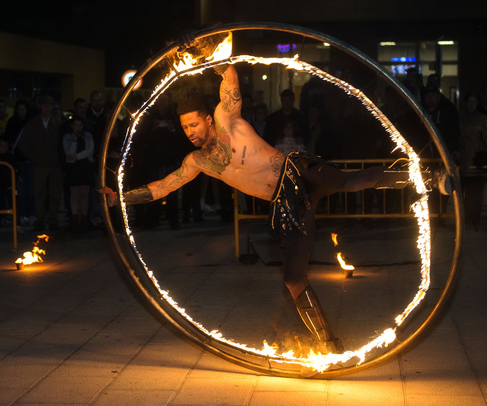 Espectáculo en una edición anterior del 'Almussafes Magic'