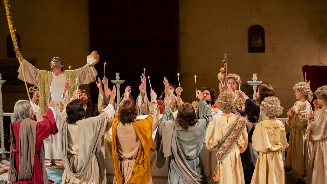 Un dels passes del cicle 'Músiques religioses del món' del Palau de la Música Un dels passes del cicle 'Músiques religioses del món' del Palau de la Música