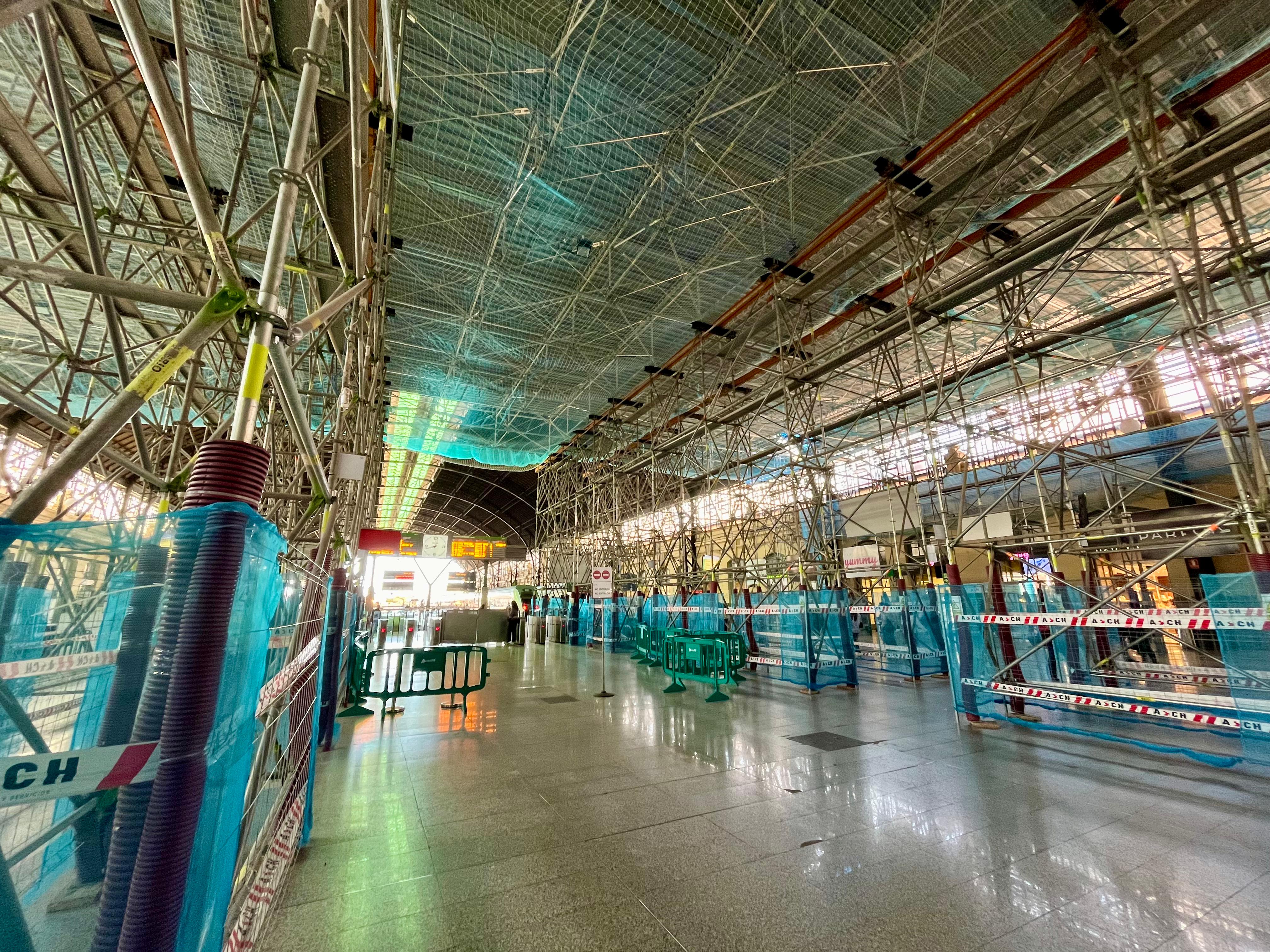 Obres en l'Estació del Nord de València