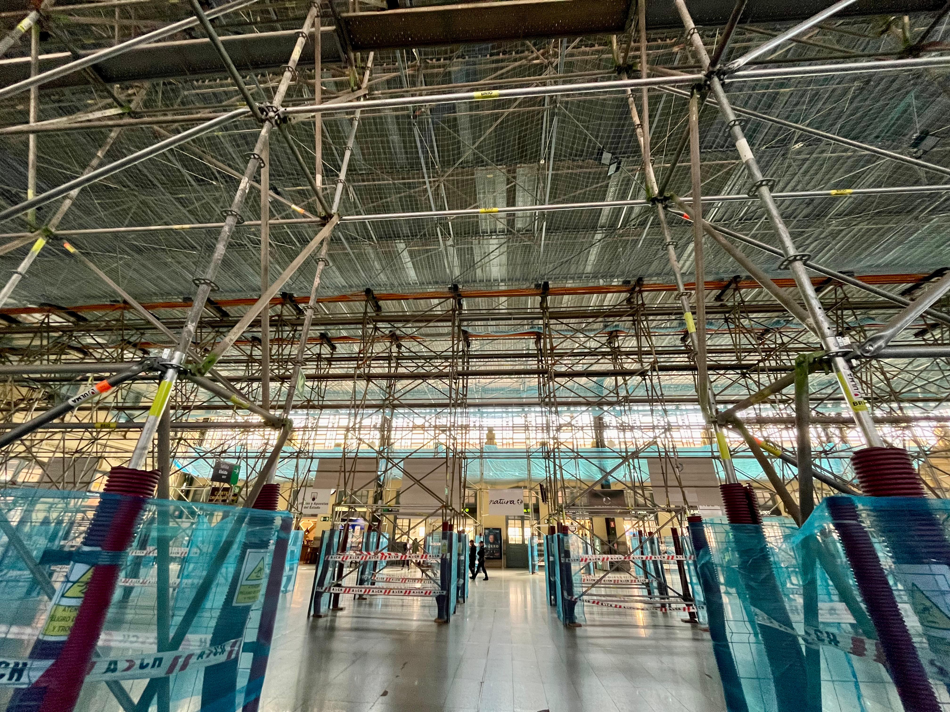 Obres en l'Estació del Nord de València