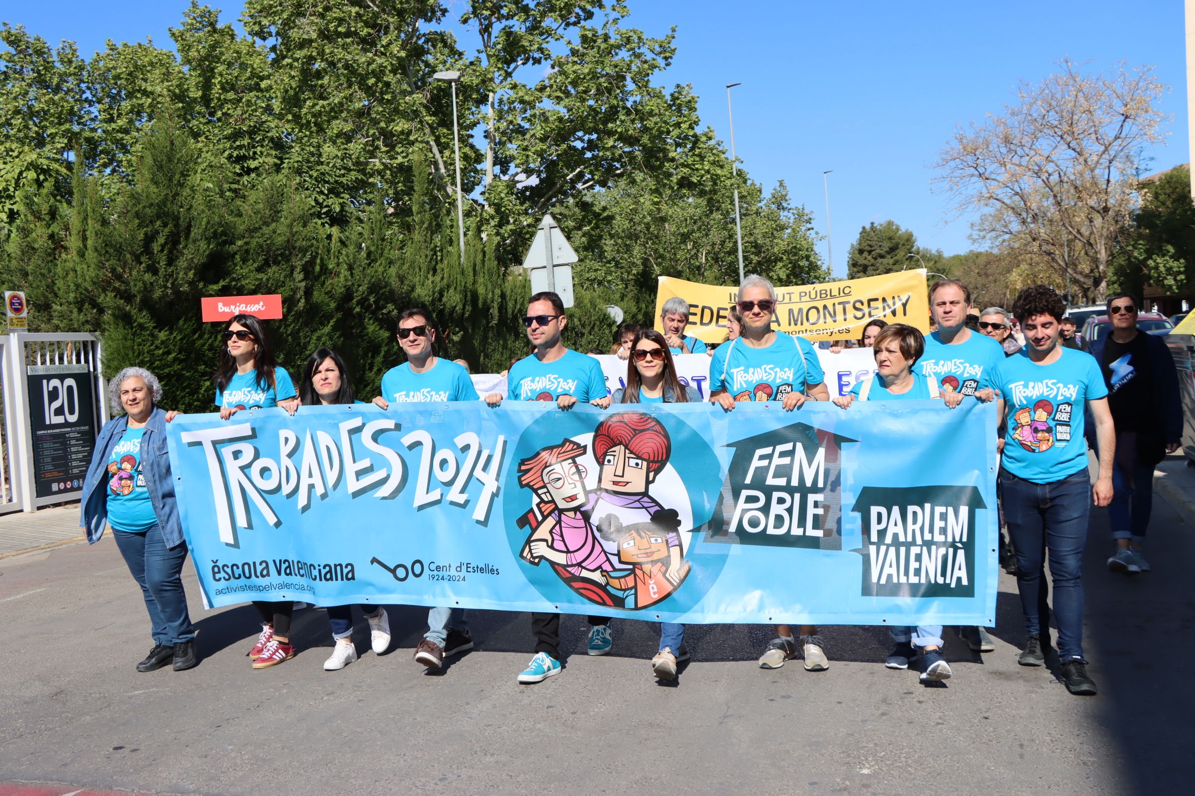 Celebració a Burjassot de les Trobades d’Escoles en Valencià de l’Horta Nord 2024 