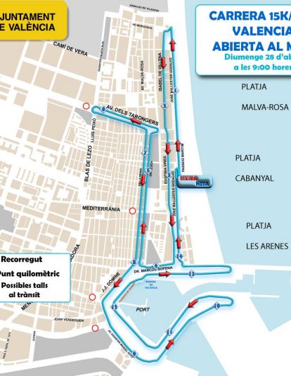 Plànol Carrera 'Abierta al Mar'