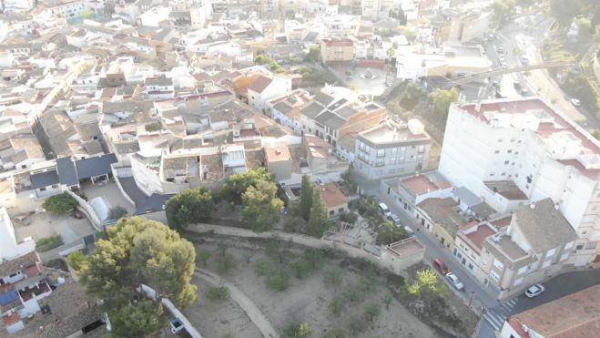 Imagen captada por el dron de la Policía Local de Chiva. Imagen: Ayuntamiento de Chiva