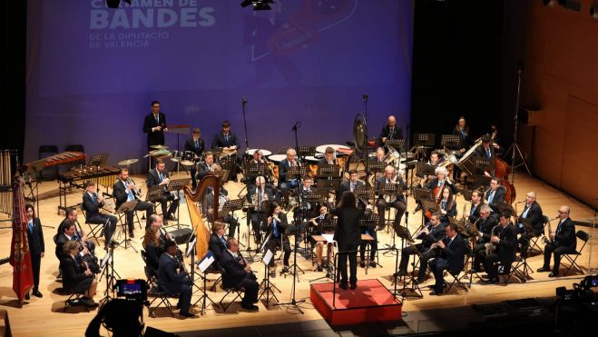 Unió Artístico-Musical de Sollana en el Certamen Provincial de Bandas de la Diputació de València