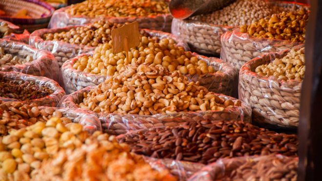 Imagen de un puesto del mercado medieval