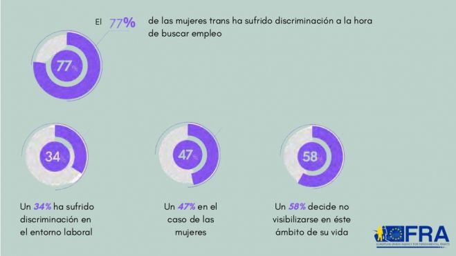 Estadístiques ocupació persones trans / Font: Guia Lambda