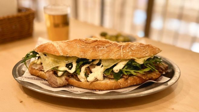 'El Deli', bocadillo del Bar Cremaet 'El Deli', bocadillo del Bar Cremaet