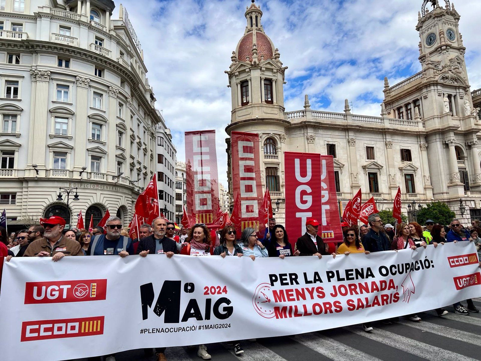 Manifestación 1 de mayo Valencia 2024