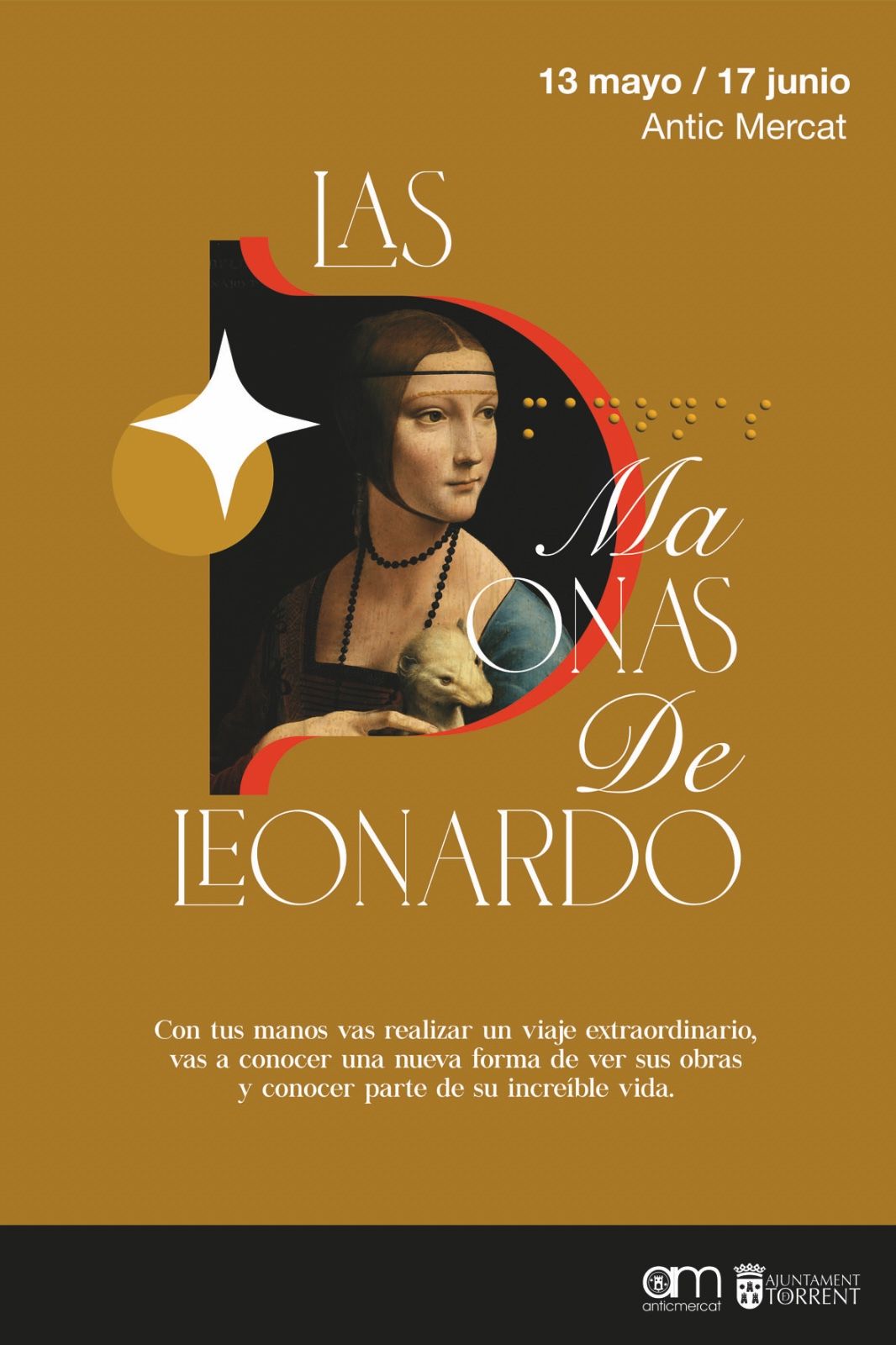 Cartell  "Las Madonnas de Leonardo"